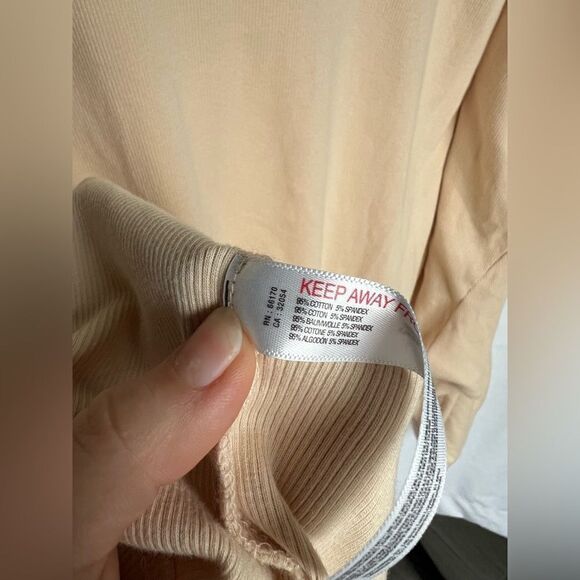 FREE PEOPLE | FP Movement Flow State Layer Top in Cream Color | Size L NWT - Picture 8 of 9